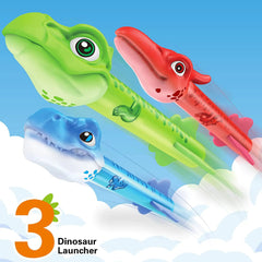Factory Dinosaur Rocket Launcher Outdoor Interactive Toy
